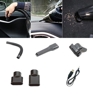 Mini Handheld Portable Vacuum Cleaner Wet And Dry USB Rechargeable For Car Home