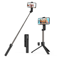 Load image into Gallery viewer, BlitzWolf® BW-BS2 bluetooth Selfie Stick Remote Control Tripod with Rotatable Phone Clamp