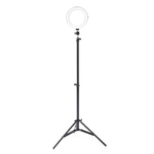 Load image into Gallery viewer, 16CM 20CM 26CM 36CM 48CM Dimmable Video Ring Light with Tripod Head Cold Shoe Mount Phone Clip for Youtube TikTok Live Streaming