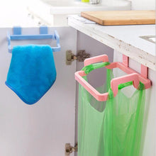 Load image into Gallery viewer, Kitchen Cabinet Hanging Rubbish Bag Holder Garbage Storage Rack Cupboard Hanger