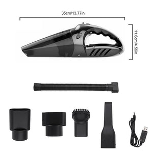 Mini Handheld Portable Vacuum Cleaner Wet And Dry USB Rechargeable For Car Home