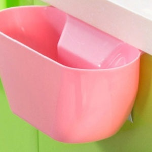 Kitchen Small Trash Cans Garbage Bins Hanging Can Storage Cabinet Desktop Food Waste Garbage Bowl Bin Rubbish Organizer Junk Box